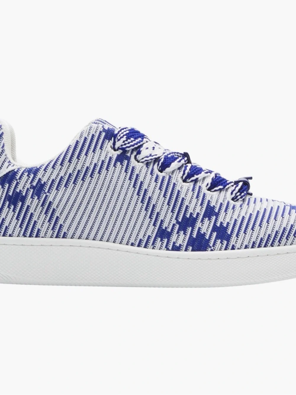 Burberry Blue & White Sneakers - Picture 4 of 14